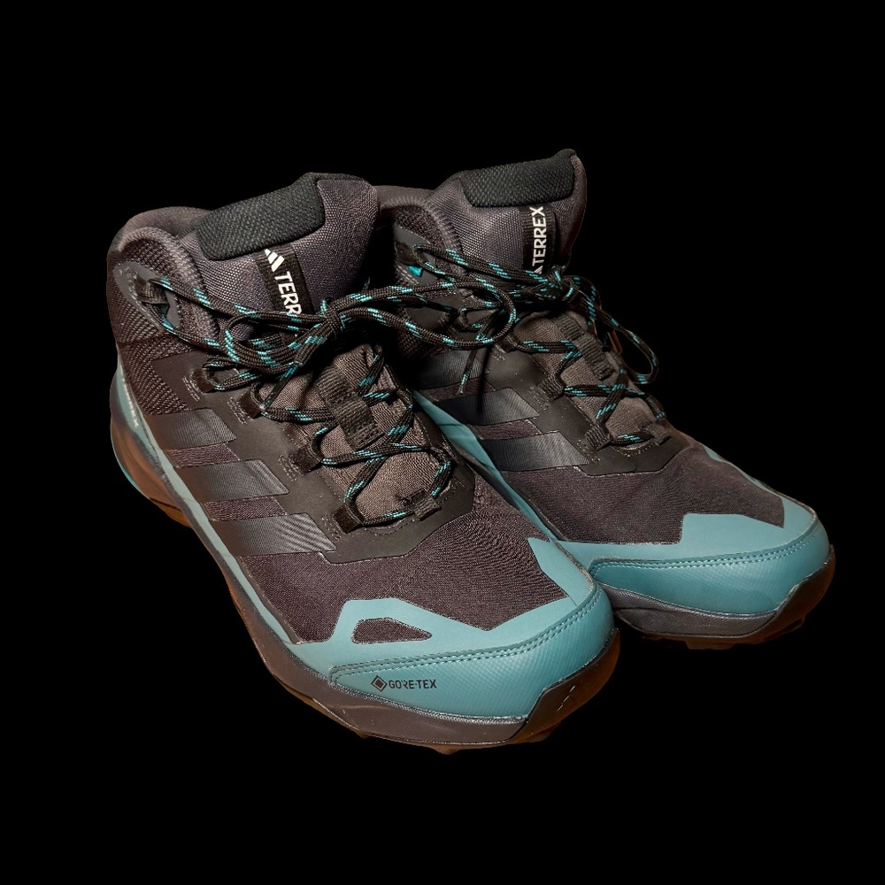 Adidas Mens Terrex Skychaser Mid Top Gore-tex Hiking / US 11.5 Black/Carbon/Teal